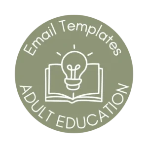 DIY Marketing_Email Campaign Bundle_Adult Education Services [17.6E]