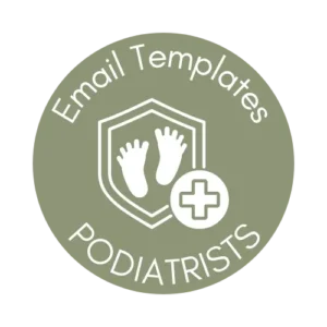 DIY Marketing_Email Campaign Bundle_Podiatrists [18.9E]