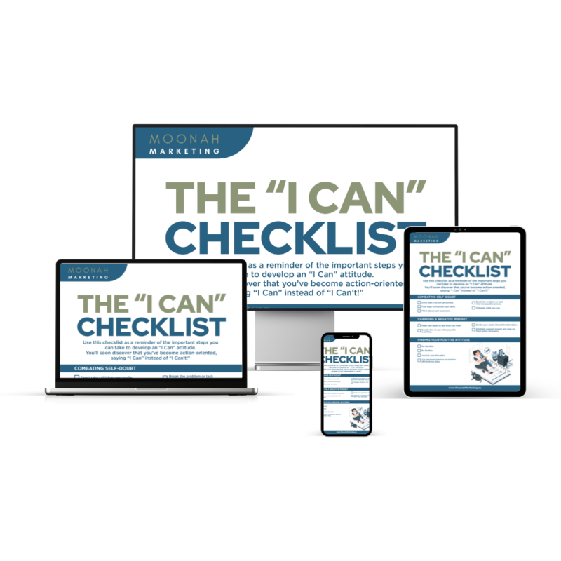 The "I Can" Checklist