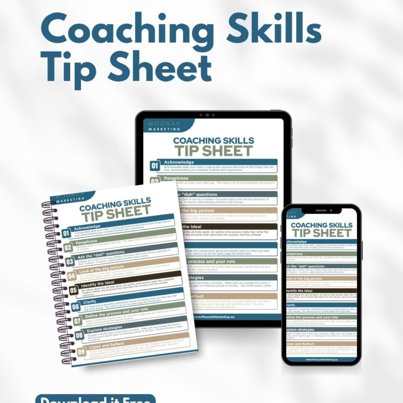 Tip Sheet: Coaching Skills