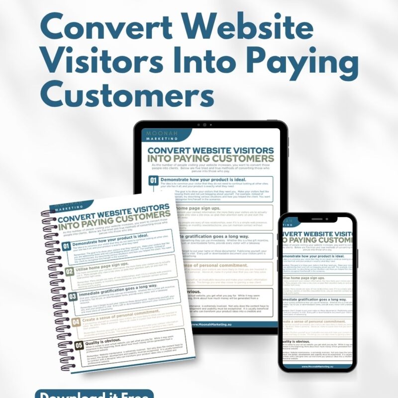 Tip Sheet: Convert Website Visitors into Paying Customers