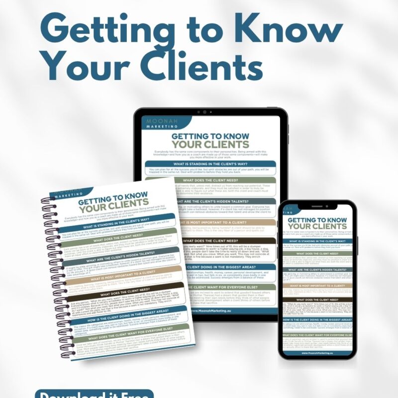 Tip Sheet: Getting to Know Your Clients