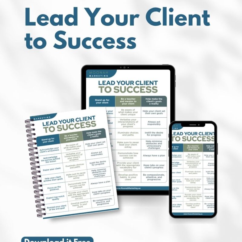 Tip Sheet: Lead Your Client to Success