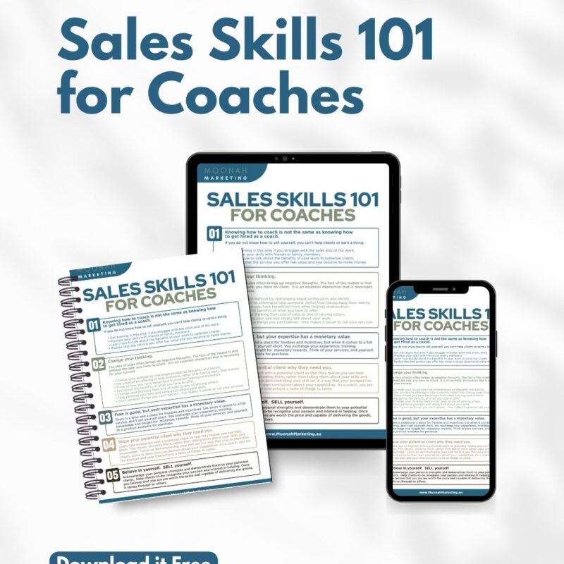 Tip Sheet: Sales Skills 101 for Coaches
