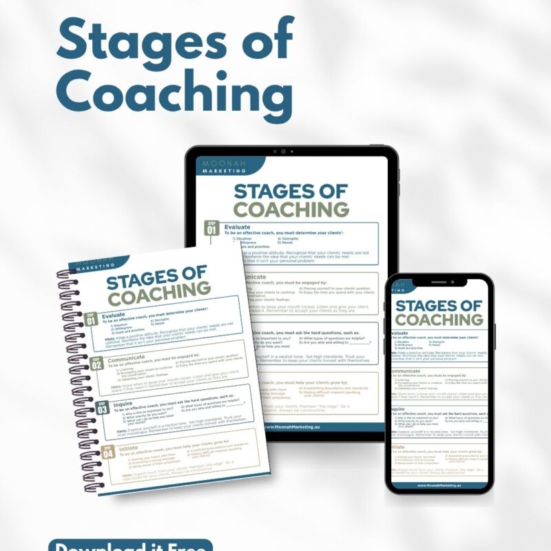 Tip Sheet: Stages of Coaching