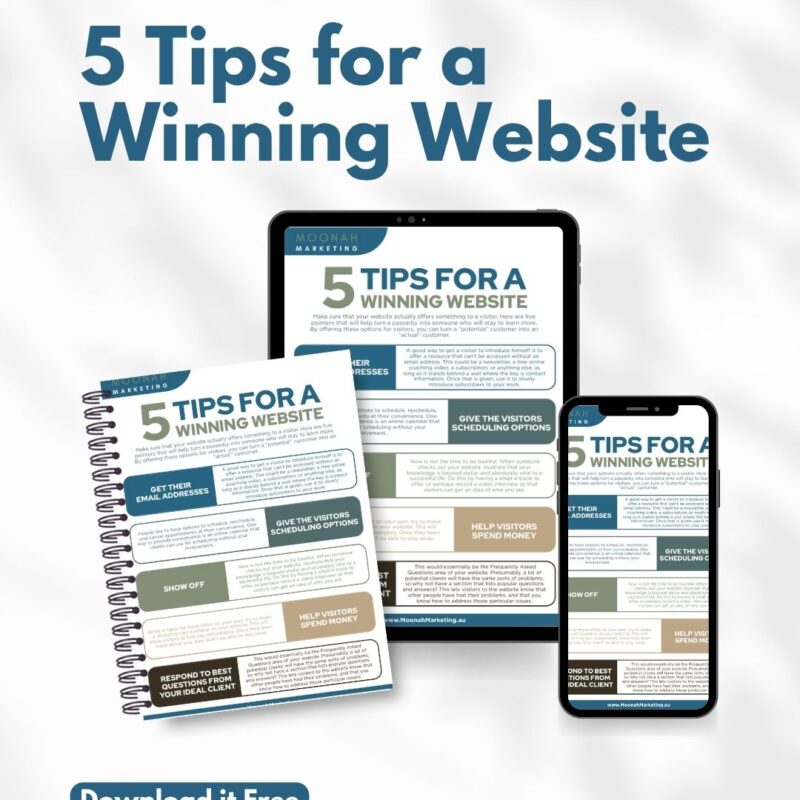 Tip Sheet: 5 Tips for a Winning Website