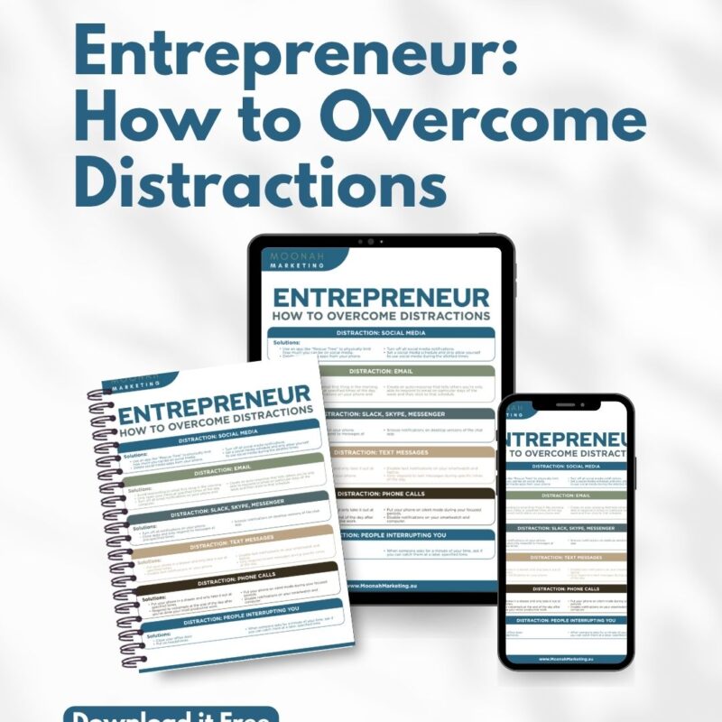 Tip Sheet: Entrepreneur: How to Overcome Distractions