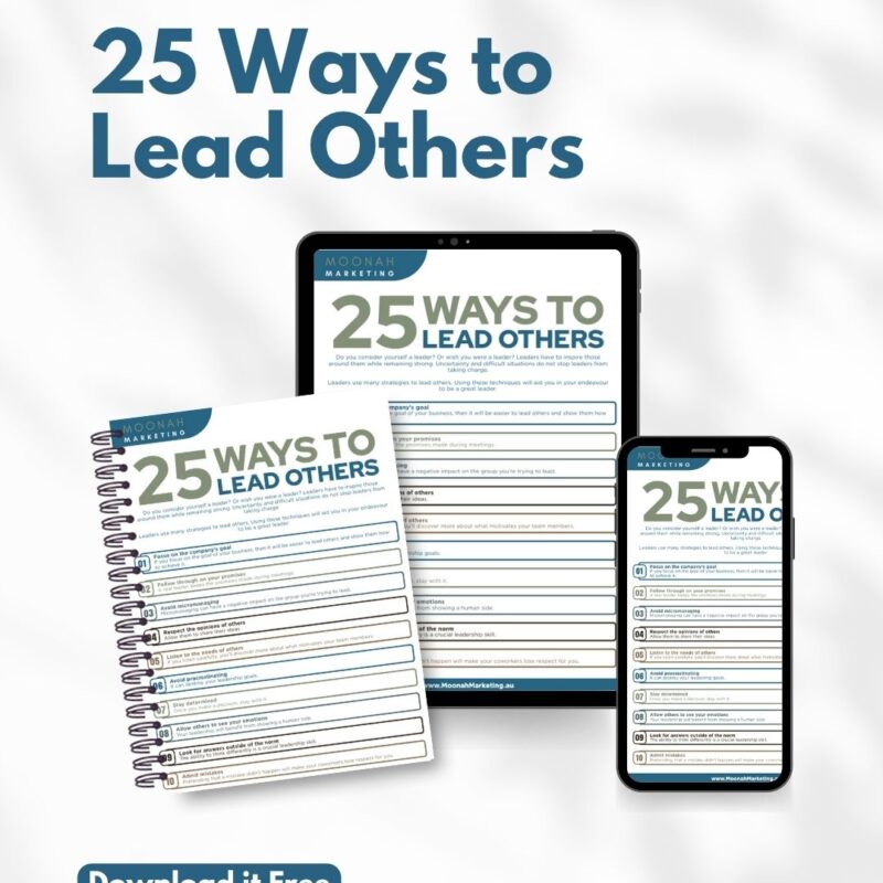 Tip Sheet: 25 Ways to Lead Others