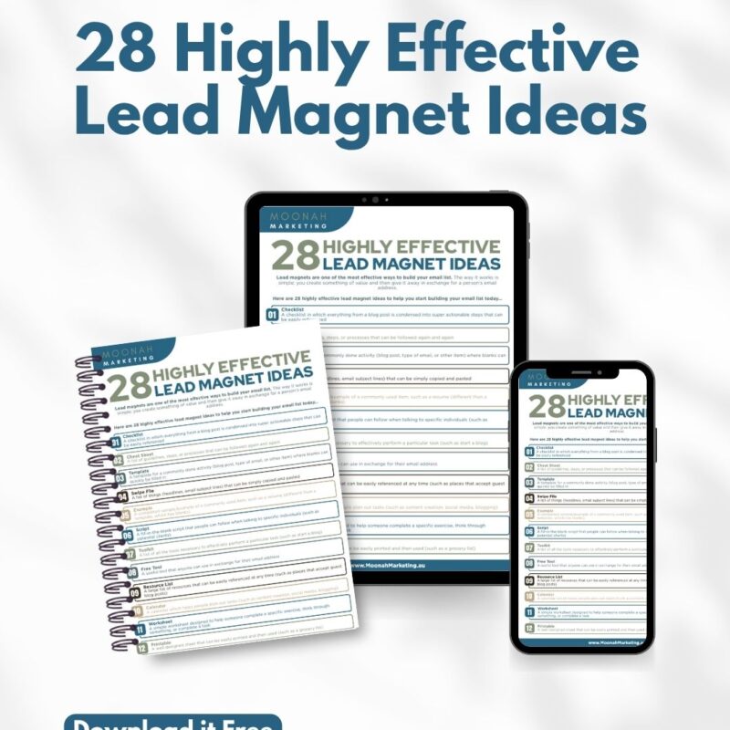 Tip Sheet: 28 Highly Effective Lead Magnet Ideas