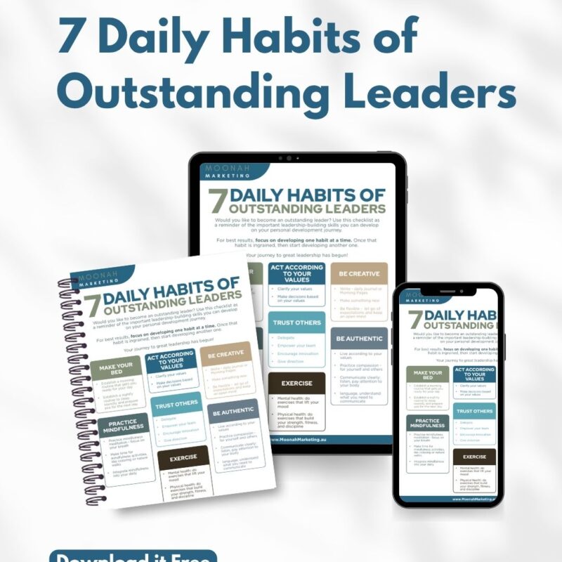 Tip Sheet: 7 Daily Habits of Outstanding Leaders